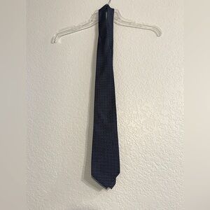 Lauren Ralph Lauren Necktie Blue Geometric Design Classic Mens Tie 58" 100% silk